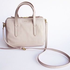 FOSSIL Sydney Satchel in Mineral Grey